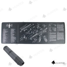 Килимок для чищення 90х30см АК47