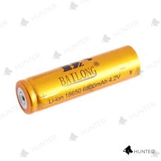 Акумулятор BL-18650 реальних 1050mAh 4,2V gold