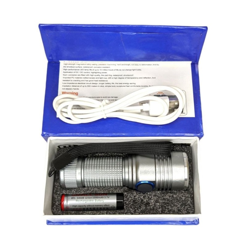 Ліхтар Small Sun R841 (14500) XPE USB (3 режима)