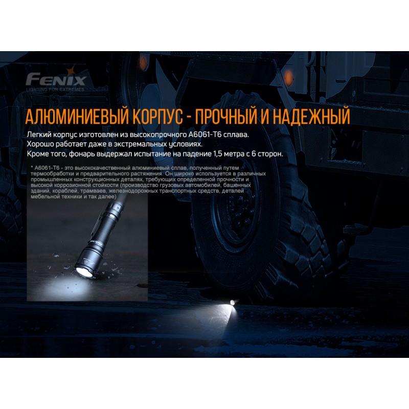 Ліхтар ручний Fenix TK06 (SST20 L4)