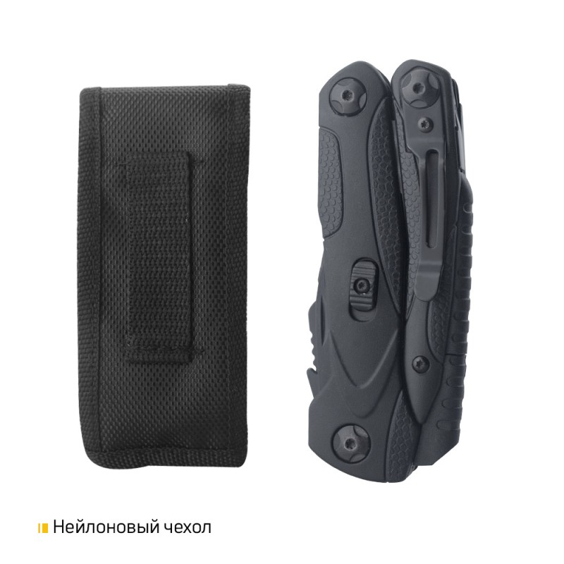 Мультитул Roxon SPARK CM1349 (14 інструментів) Чорний