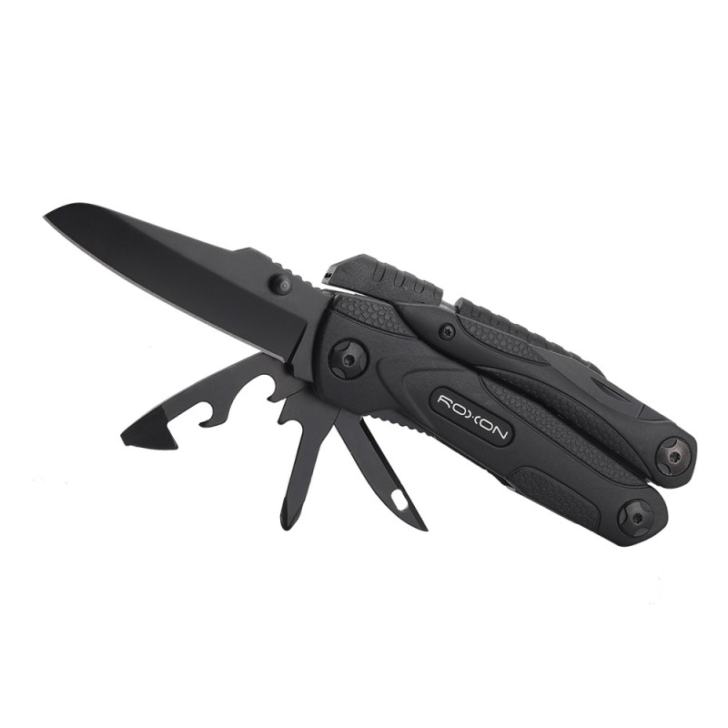 Мультитул Roxon SPARK CM1349 (14 інструментів) Чорний