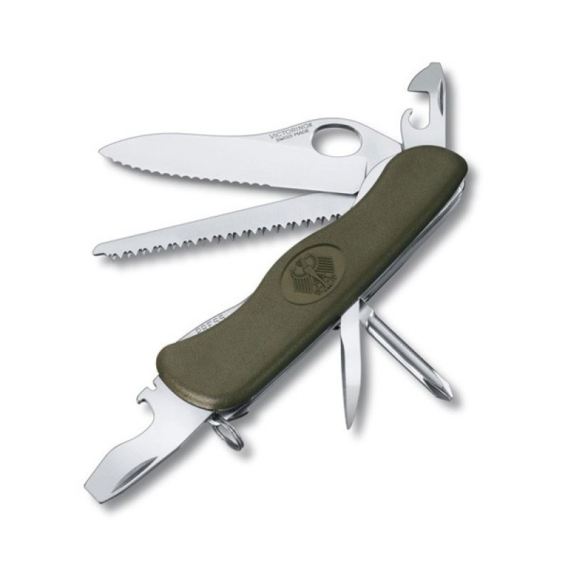 Ніж Victorinox Military Germany 111мм Зелений
