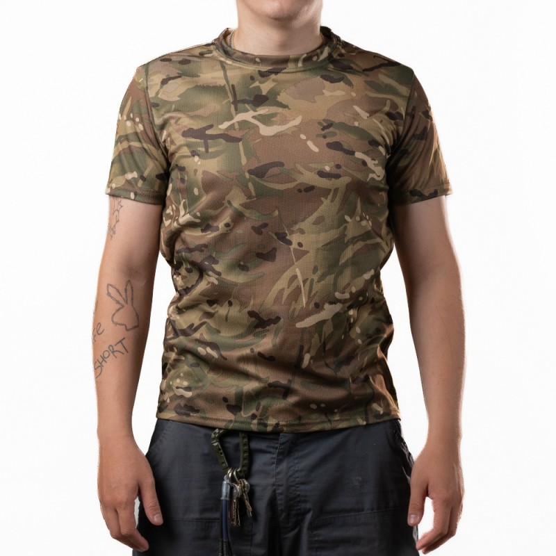 Футболка Undolini CoolMax (реглан) MultiCam