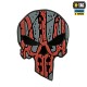 Патч Ukrainian Punisher 3D PVC Red/Black type 2