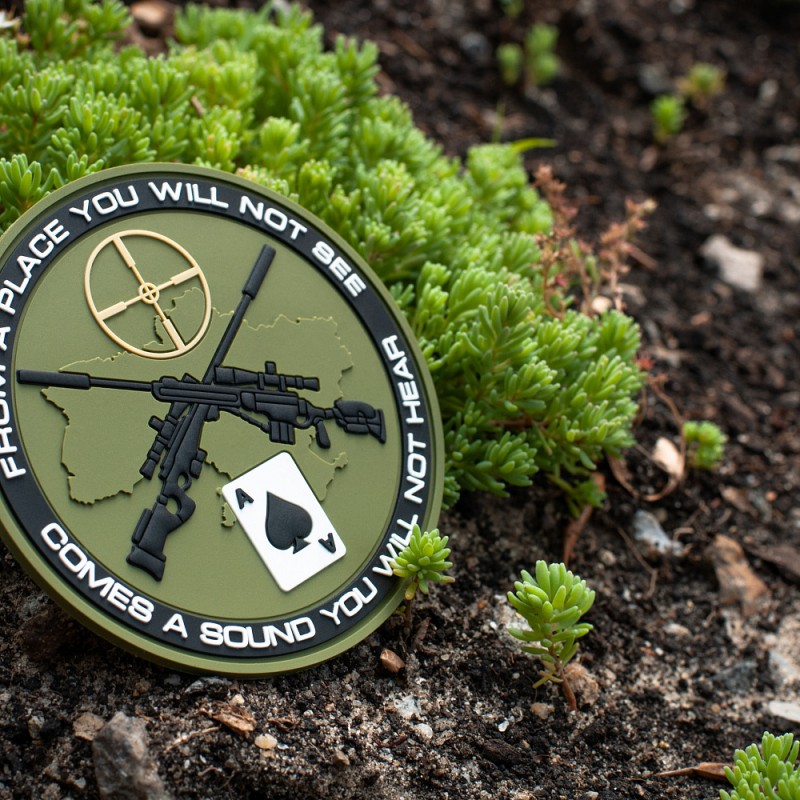 Патч Ukrainian snipers PVC Olive