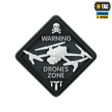 Патч Drones Zone PVC Black