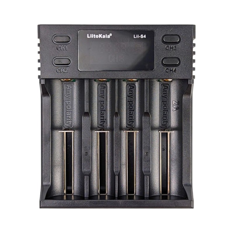 Зарядний пристрій LiitoKALA Lii-S4 на 4 АКБ (USB, LCD)