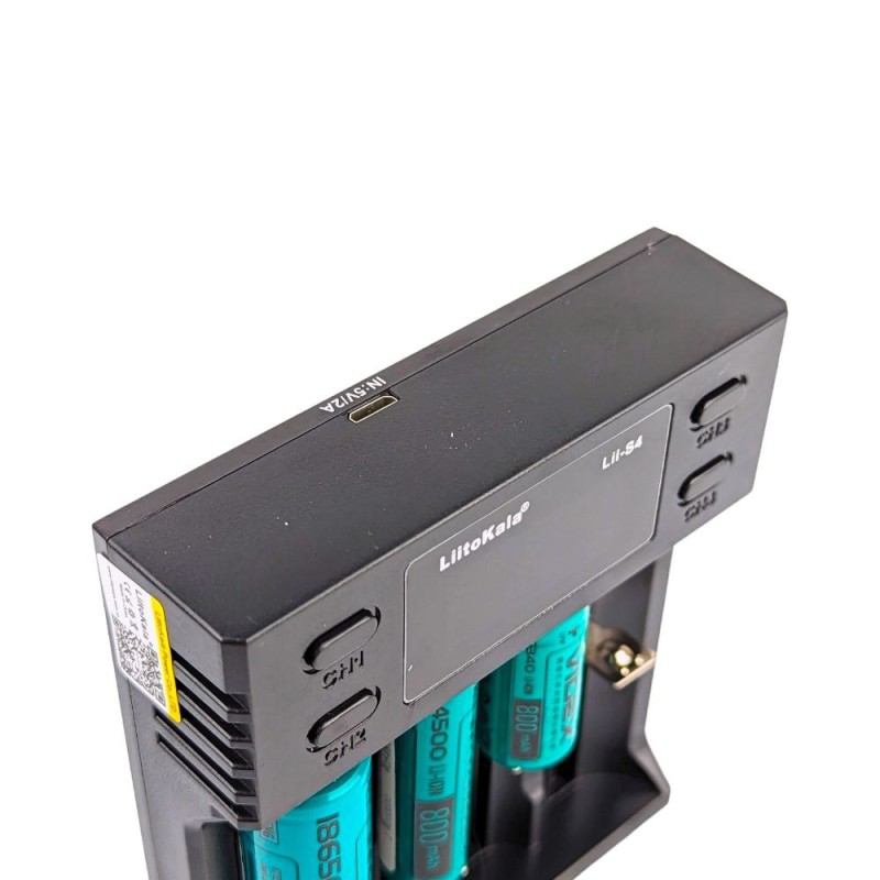 Зарядний пристрій LiitoKALA Lii-S4 на 4 АКБ (USB, LCD)