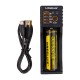 Зарядное устройство для LiitoKALA Lii-100C на 1 АКБ (USB, LCD, PowerBank)