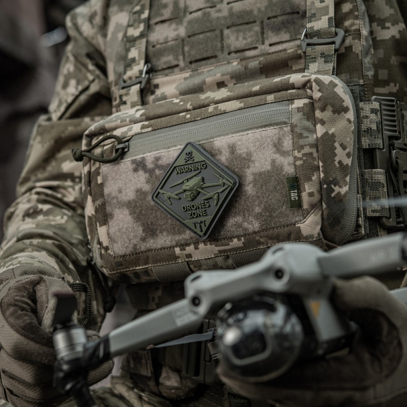 Патч Drones Zone PVC Olive