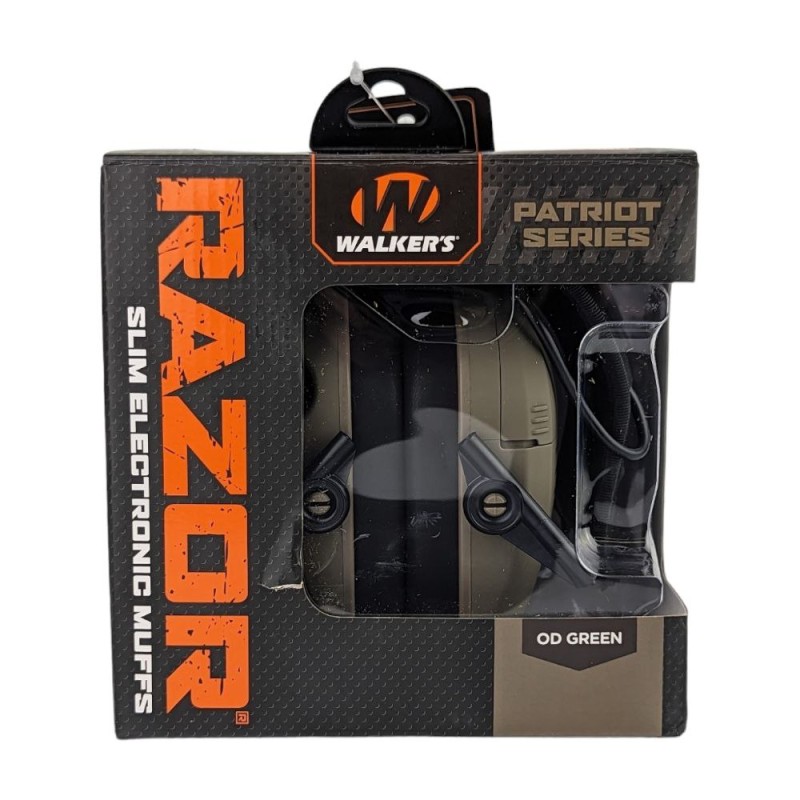 Навушники активні Walkers Razor Slim Patriot OD Green Хаки
