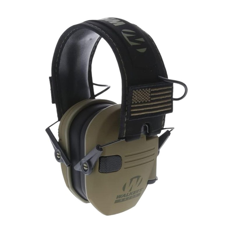 Навушники активні Walkers Razor Slim Patriot OD Green Хаки