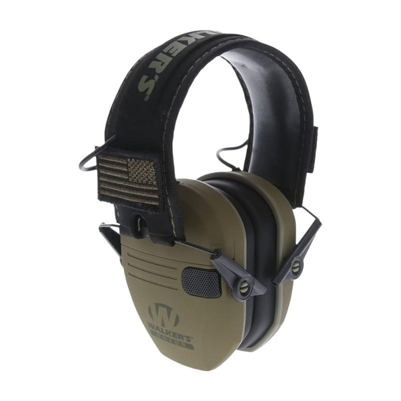Навушники активні Walkers Razor Slim Patriot OD Green Хаки