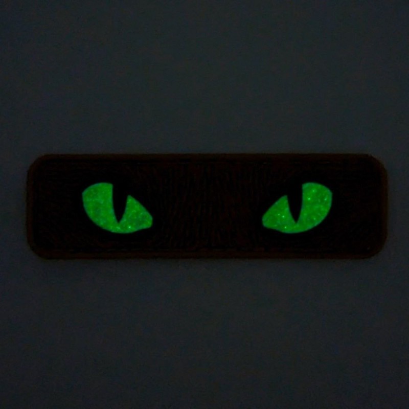 Патч Cat Eyes 3D PVC China Койот