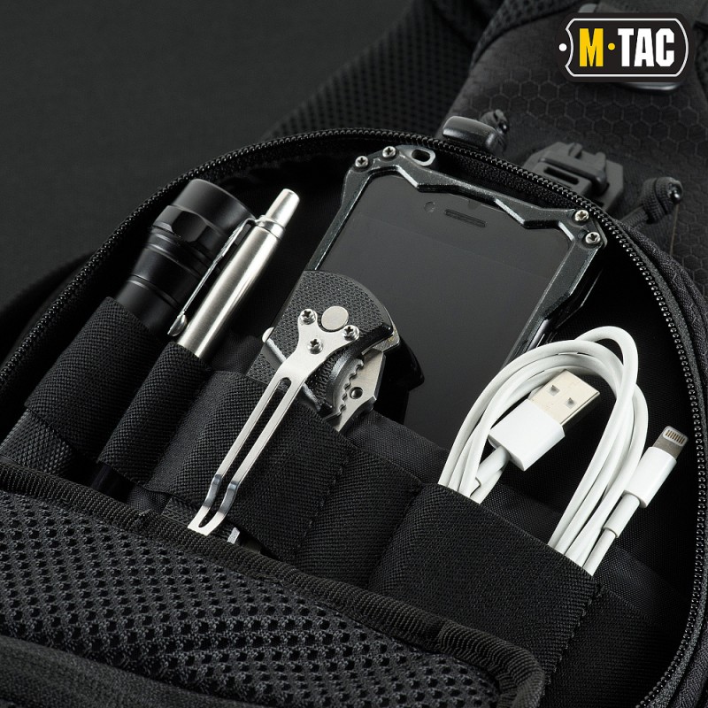 Сумка M-Tac Buckler Bag Elite Hex Black Чорний