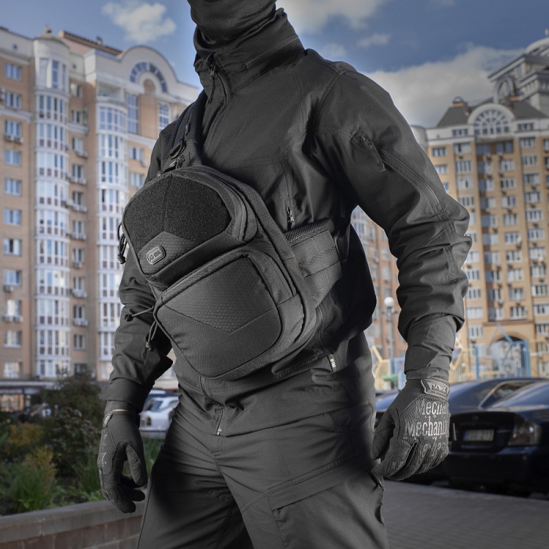 Сумка M-Tac Buckler Bag Elite Hex Black Чорний