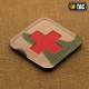 Нашивка Medic Cross Laser Cut Multicam/Red
