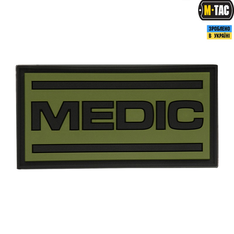 Нашивка Medic PVC Olive/Black