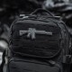 Нашивка AR-15 3D PVC Dark Grey