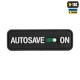 Нашивка Autosave PVC Black