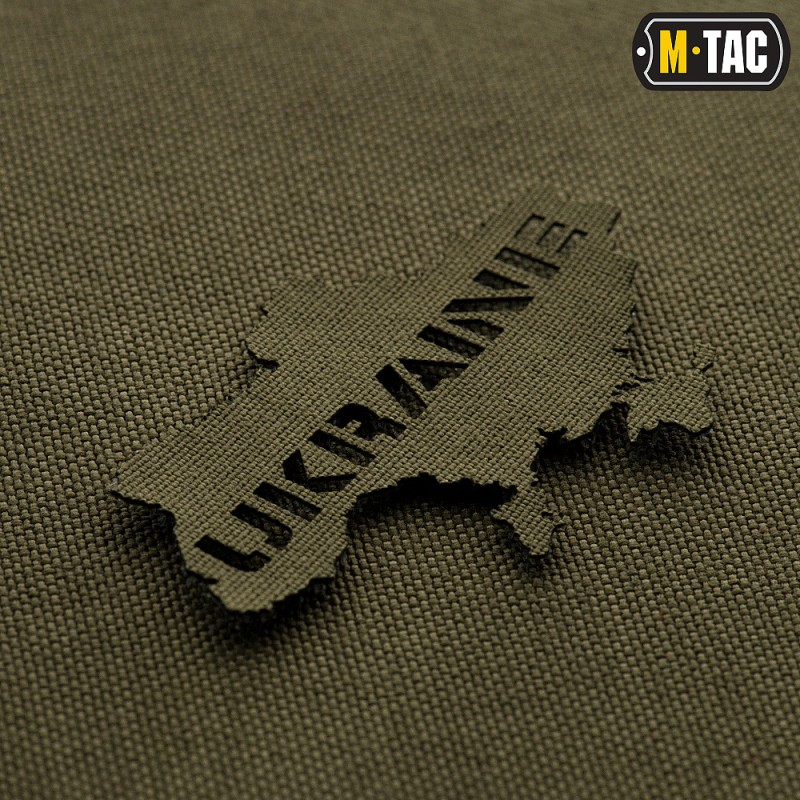 Нашивка Ukraine (контур) скрізна Laser Cut Ranger Green