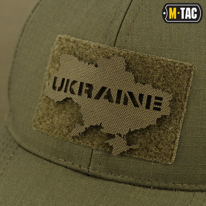 Нашивка Ukraine (контур) скрізна Laser Cut Ranger Green