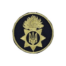 Кокарда НГУ (полум'я) 5см липучка Темно синій