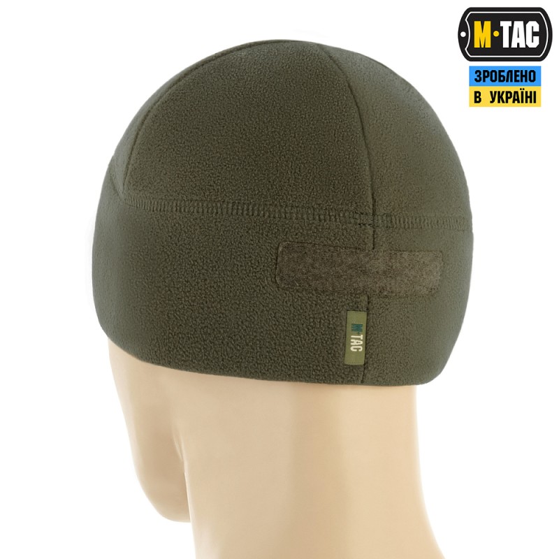 Шапка M-Tac Watch Cap Elite (320г/м2) з липучкою Dark Olive Олива
