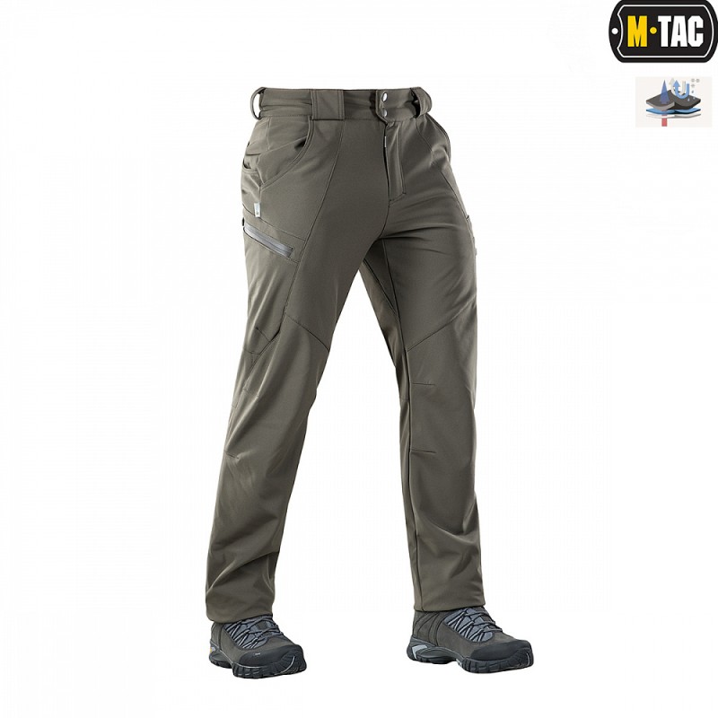 Штани M-Tac Soft Shell Winter Olive Олива