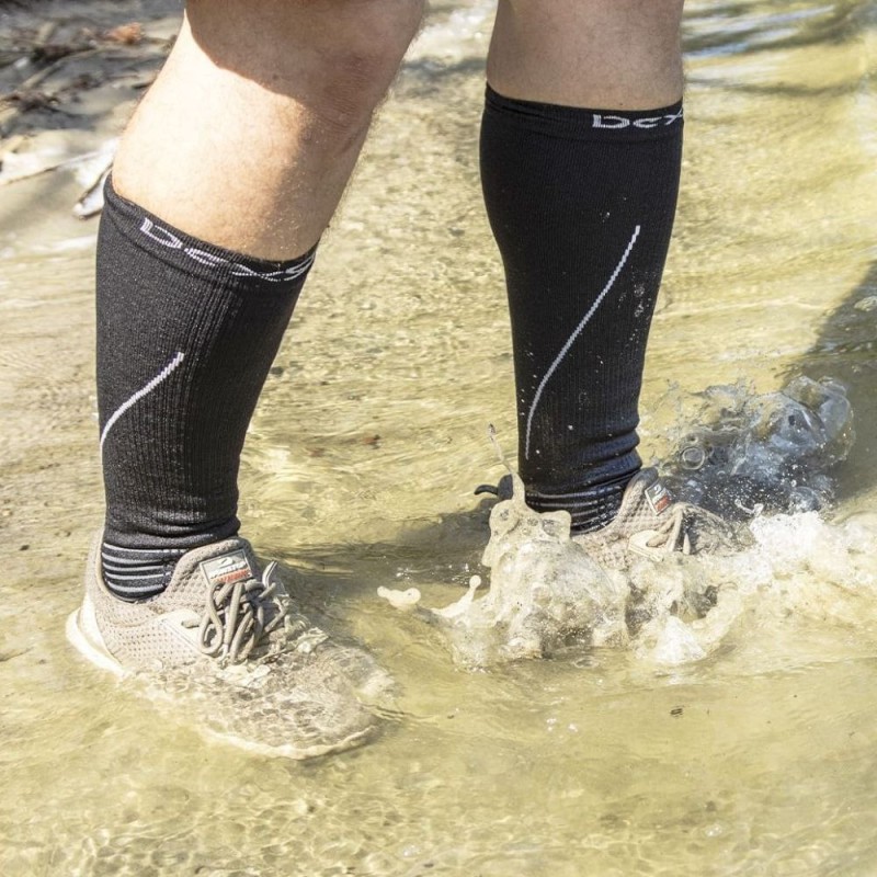 Шкарпетки водонепроникні Dexshell Compression Mudder Сірий
