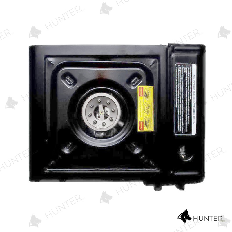 Плита газовая портативная Intertool – 342 x 275 x 113 с адаптером.