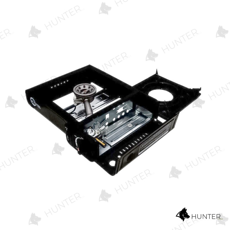 Плита газовая портативная Intertool – 342 x 275 x 113 с адаптером.