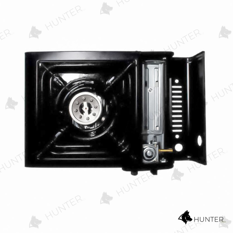 Плита газовая портативная Intertool – 342 x 275 x 113 с адаптером.