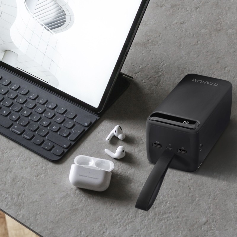 Батарея Power Bank TPB-741 50000mAh Чорний