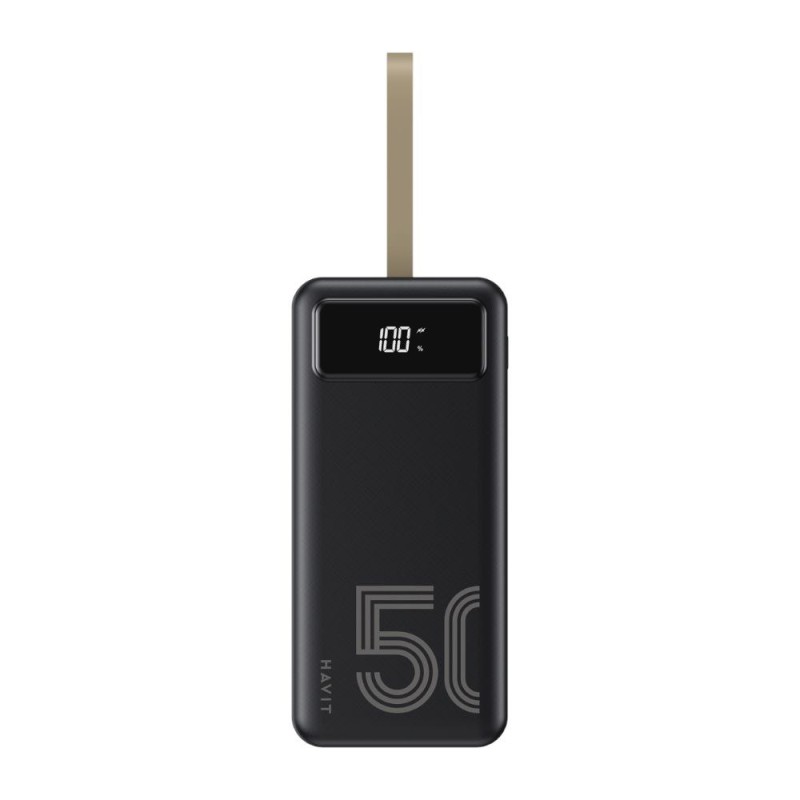 Батарея Power Bank 50000mAh HAVIT HV-PB71 22.5W Черный
