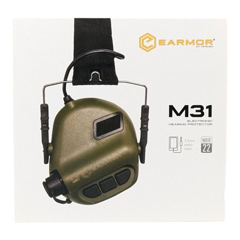 Наушники активные Earmor M31 (MOD4) Green