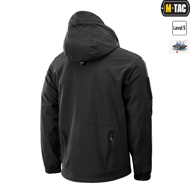 Куртка M-Tac Soft Shell з підстібкою Чорний