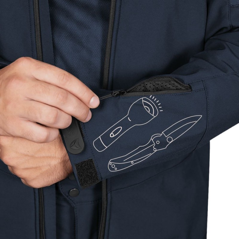 Куртка Soft shell Phantom System Темно синій