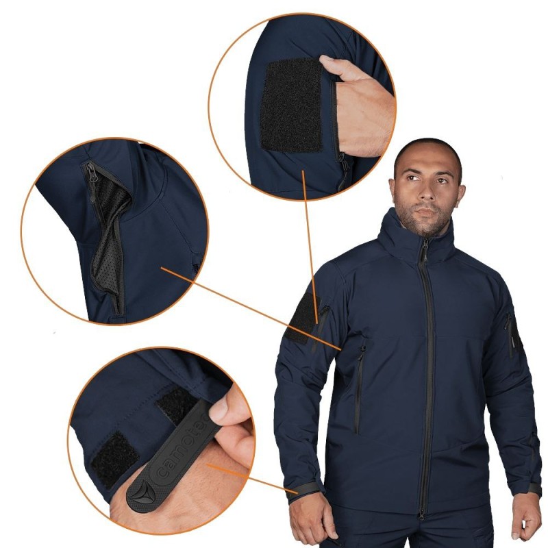 Куртка Soft shell Phantom System Темно синій