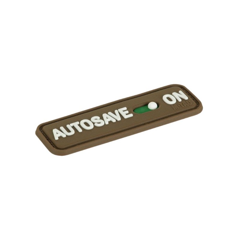 Нашивка Autosave PVC Coyote