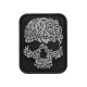Патч нашивка Viking Skull PVC Black/Grey