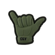 Патч нашивка Shaka СБУ PVC Olive