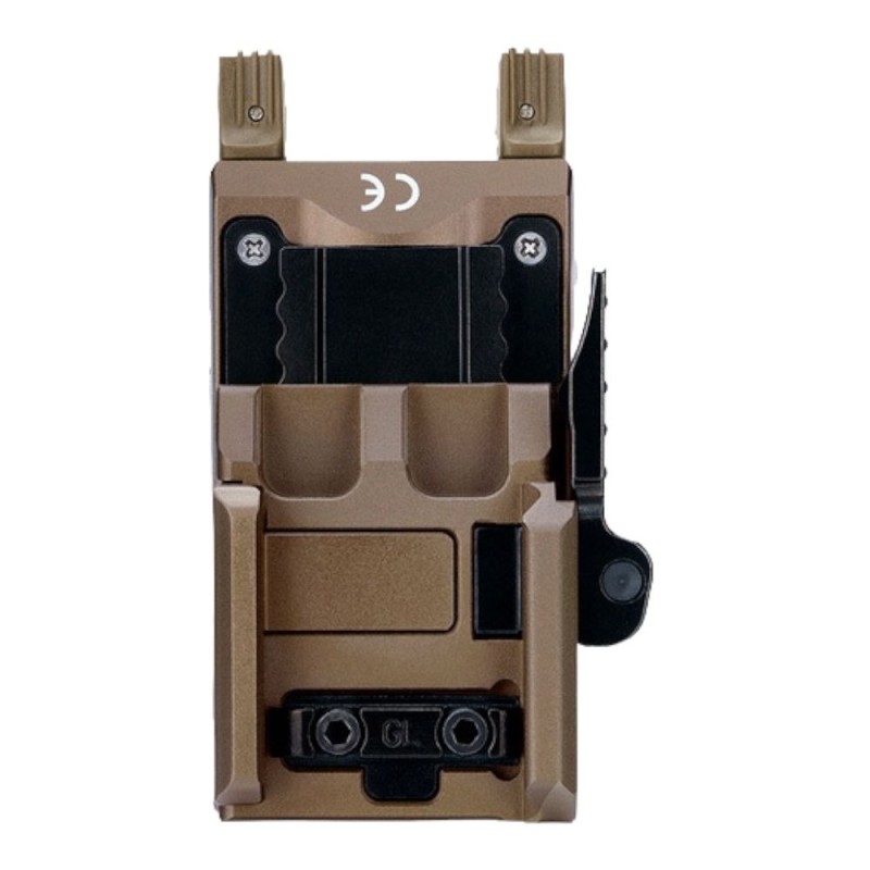 Фонарь с ЛЦВ Olight Baldr Mini Desert Tan. Зеленый ЛЦВ Койот