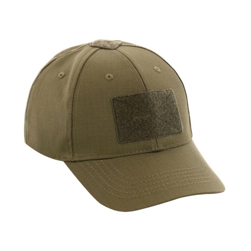 Бейсболка тактична M-TAC Elite Flex Rip-Stop Dark Olive з липучкою Олива