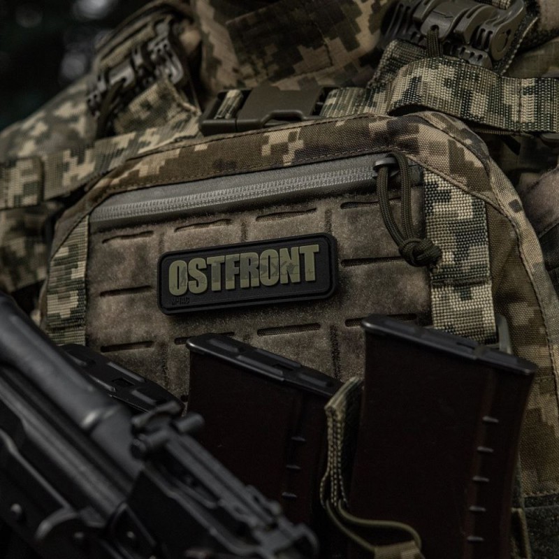 Патч Ostfront PVC olive