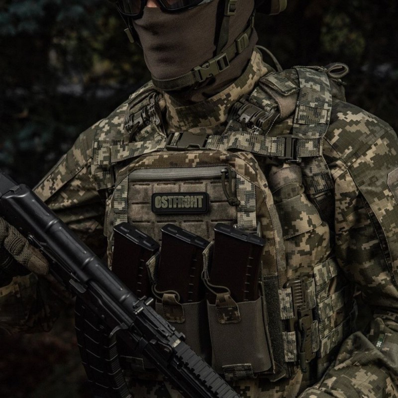 Патч Ostfront PVC olive