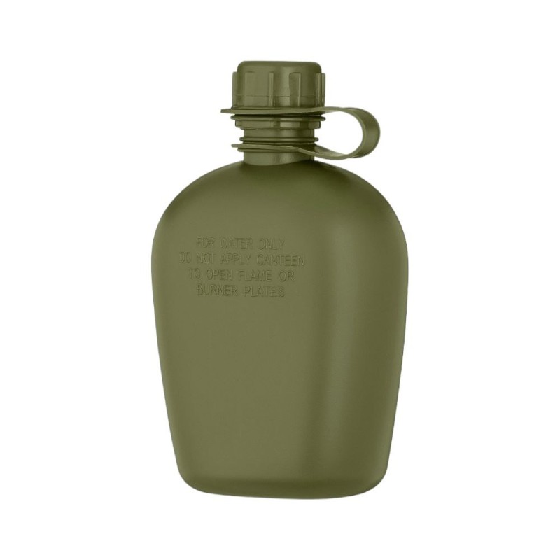 Фляга тактична у чохлі 2E Flask WB01, 1л, з кружкою (казанком) Олива