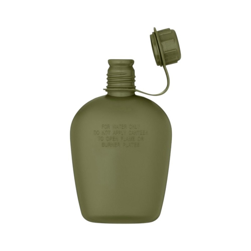 Фляга тактична у чохлі 2E Flask WB01, 1л, з кружкою (казанком) Олива