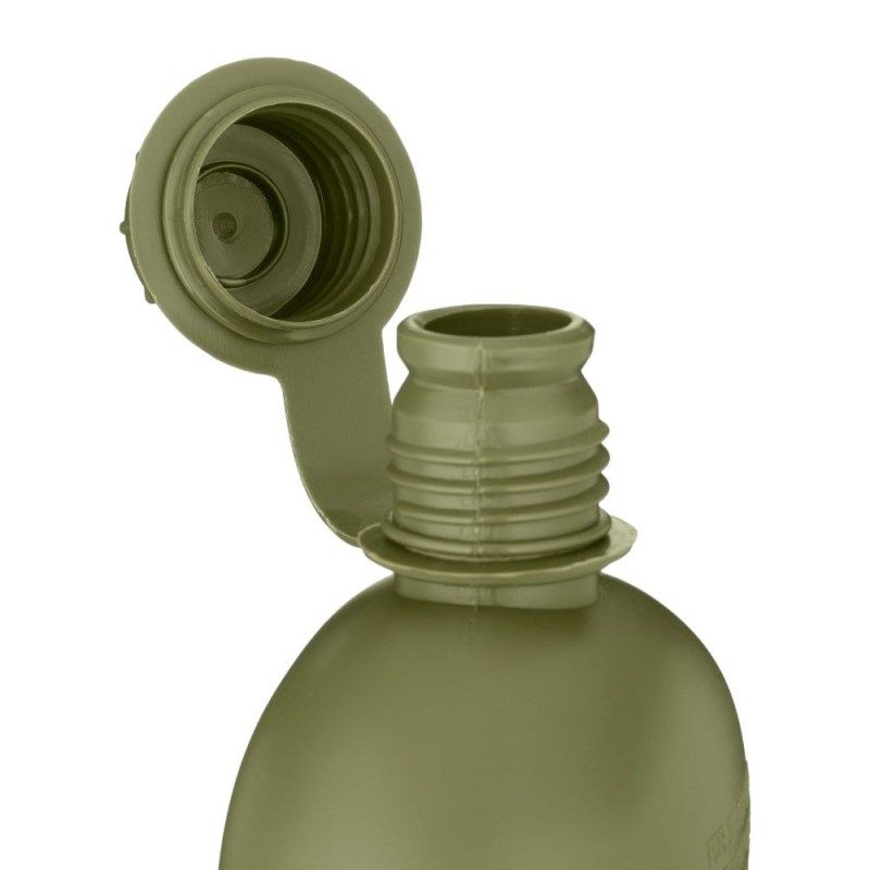 Фляга тактична у чохлі 2E Flask WB01, 1л, з кружкою (казанком) Олива